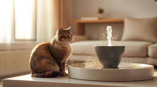 Choisissez une fontaine pour chat sans fil : confort et liberté!