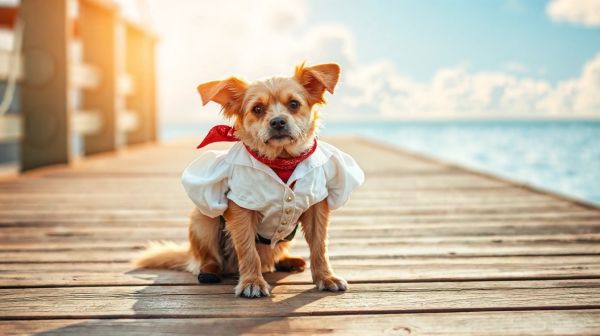 Tenues de chien pirate qui charmeront tout le monde